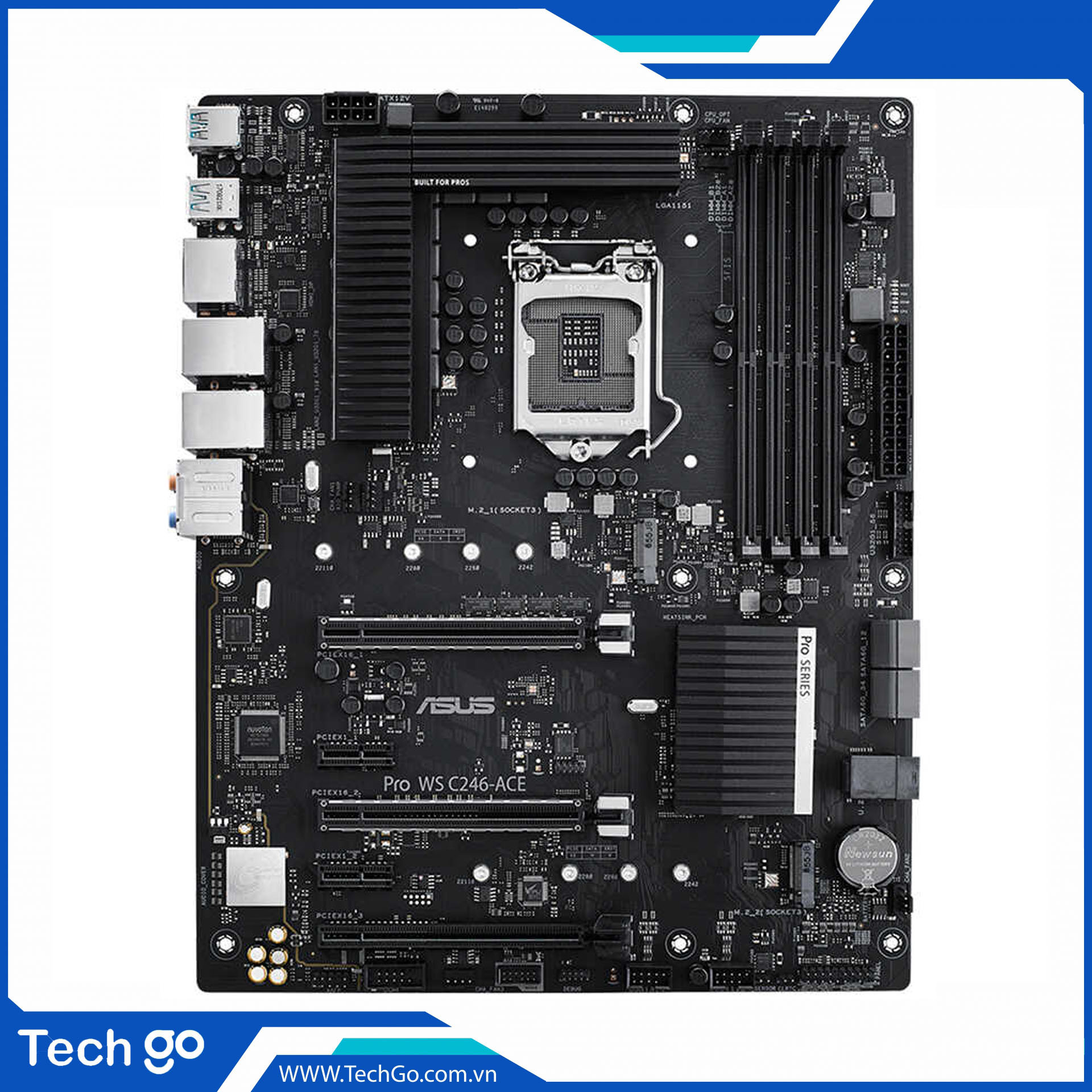 Mainboard Asus Pro WS C246 ACE Intel C246 LGA 1151 ATX 4 Khe Cắm