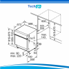 Máy rửa bát bán âm Bosch SMI6ECS10E