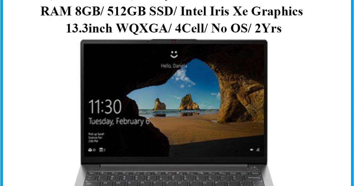 Laptop Lenovo ThinkBook 13s G2 ITL (20V900DYVN) Grey Intel Core i5-1135G7 RAM 8GB 512GB SSD Intel Iris Xe Graphics 13.3inch WQXGA 4Cell No OS 2Yrs