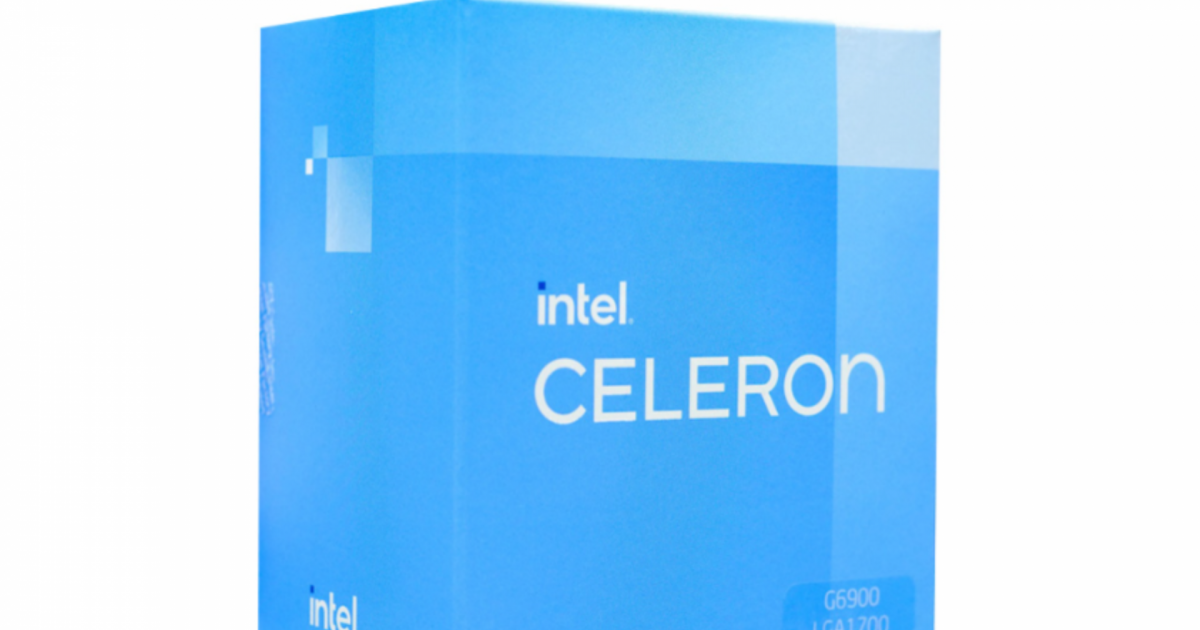 CPU Intel Celeron G6900 (Upto 3.40 GHz | 2 nhân 2 luồng | FCLGA1700 | 4MB)