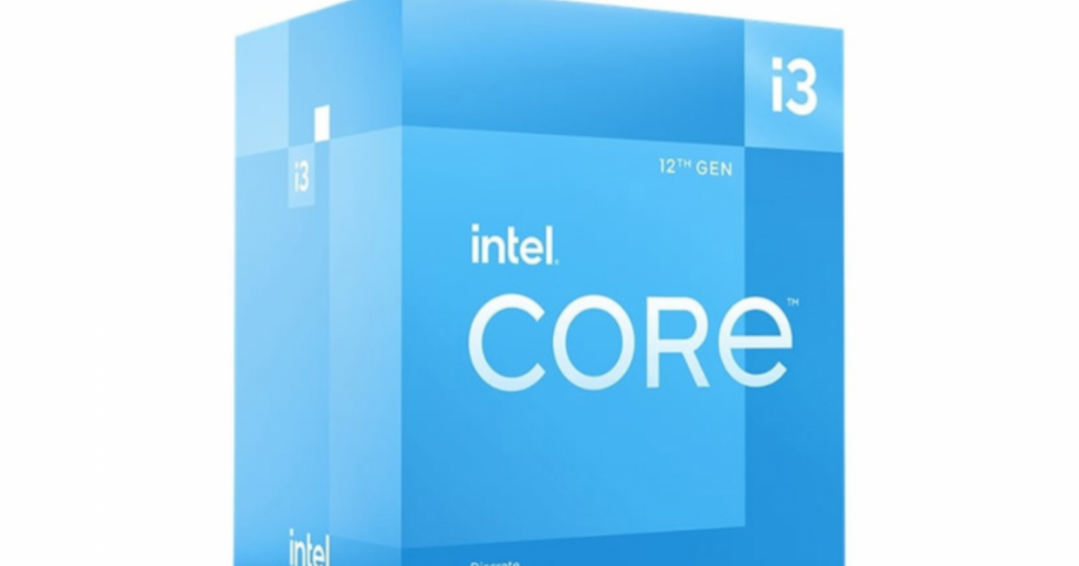 CPU Intel Core i3 12100 (Intel LGA1700 - 4 Core - 8 Thread - Base 3.3Ghz - Turbo 4.3Ghz - Cache 12MB)