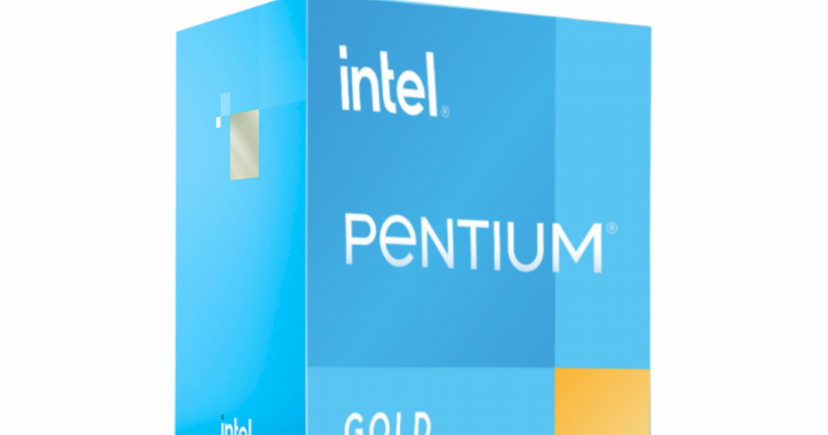 CPU Intel Pentium Gold G6405 (Intel LGA1200 - 2 Core - 4 Thread - Base 4.1Ghz - Cache 4MB)