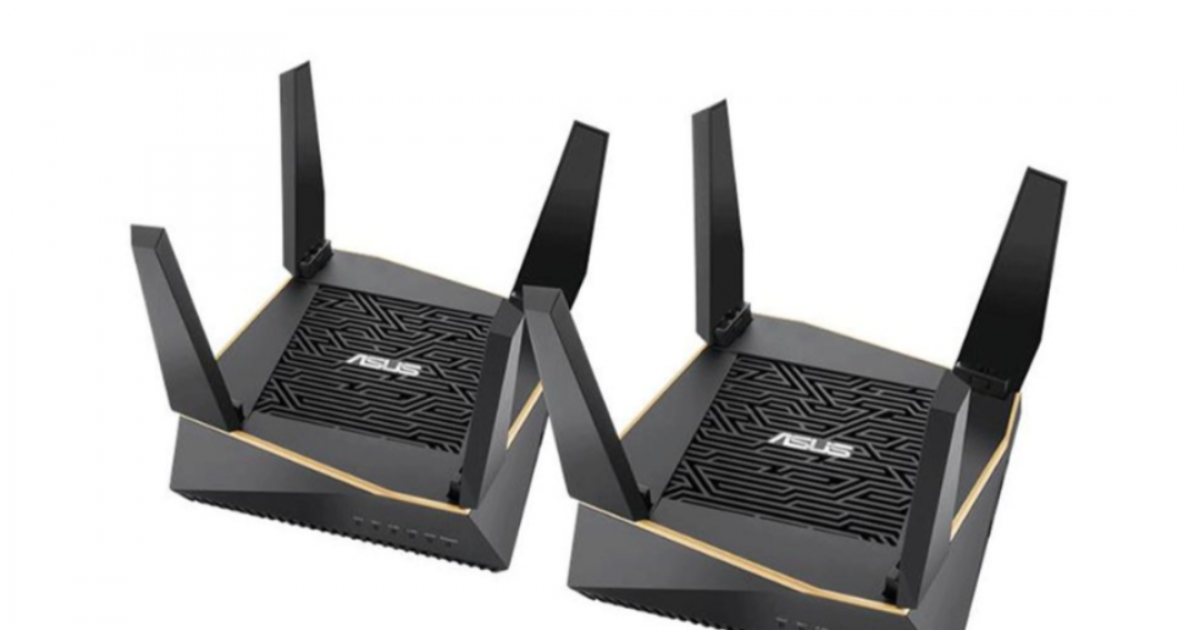 Bộ định tuyến WiFi 6 ASUS RT-AX92U Chuẩn AX6100 - Router WiFi có thể mở rộng 2 Pack