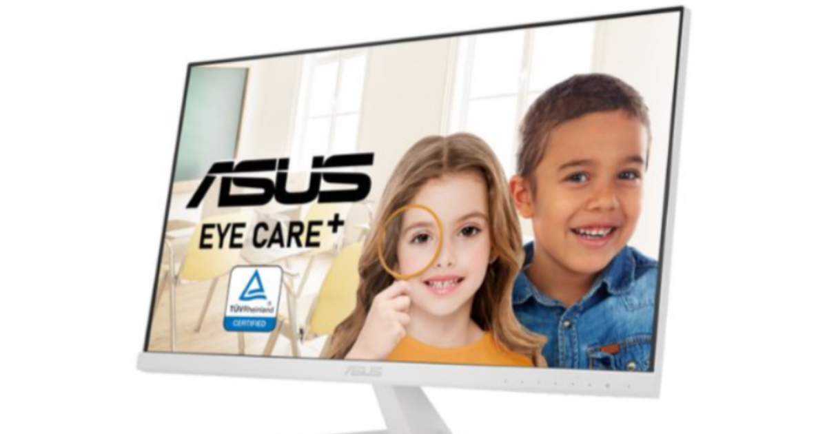 Màn hình máy tính Asus LCD VY249HE-W | Trắng | 23.8 inch FHD | LED | IPS | HDMI + D-Sub | 75Hz | 1ms | 3Yrs