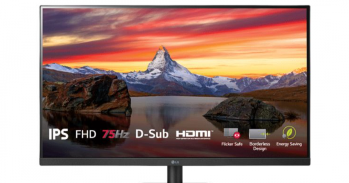 Màn hình LG 27MP400-B | 27 inch FHD | IPS | 75Hz | AMD FreeSync | 2Yrs