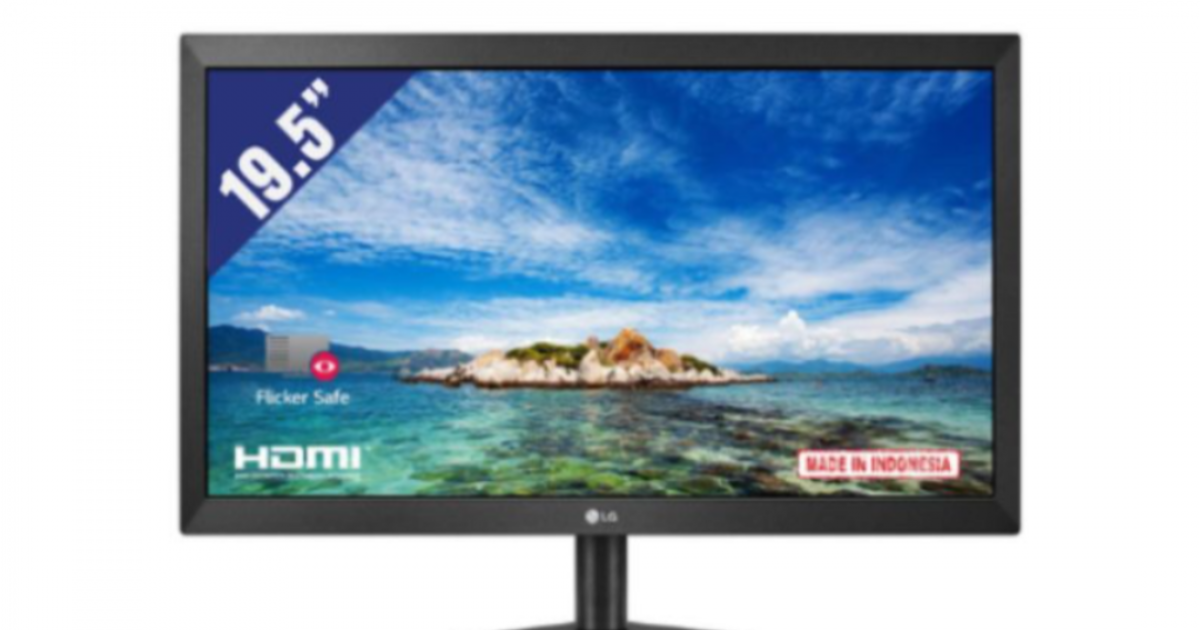 Màn hình máy tính LG 20MK400M-B.ATV | 19.5 inch HD | 60Hz | TN | HDMI + D-sub | 1Yr