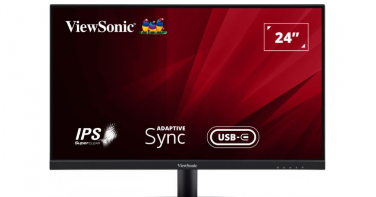 Màn hình máy tính Viewsonic VA2409-MHU/ 24 inch FHD/ IPS/ 75Hz/ USB-C/ 3Yrs