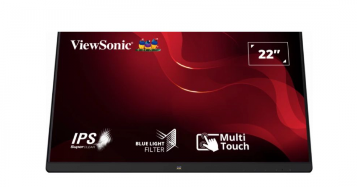 Màn cảm cứng Viewsonic TD2230 | 22 inch FHD | 60Hz | IPS | 5ms | HDMI | DP | VGA | 3Yrs