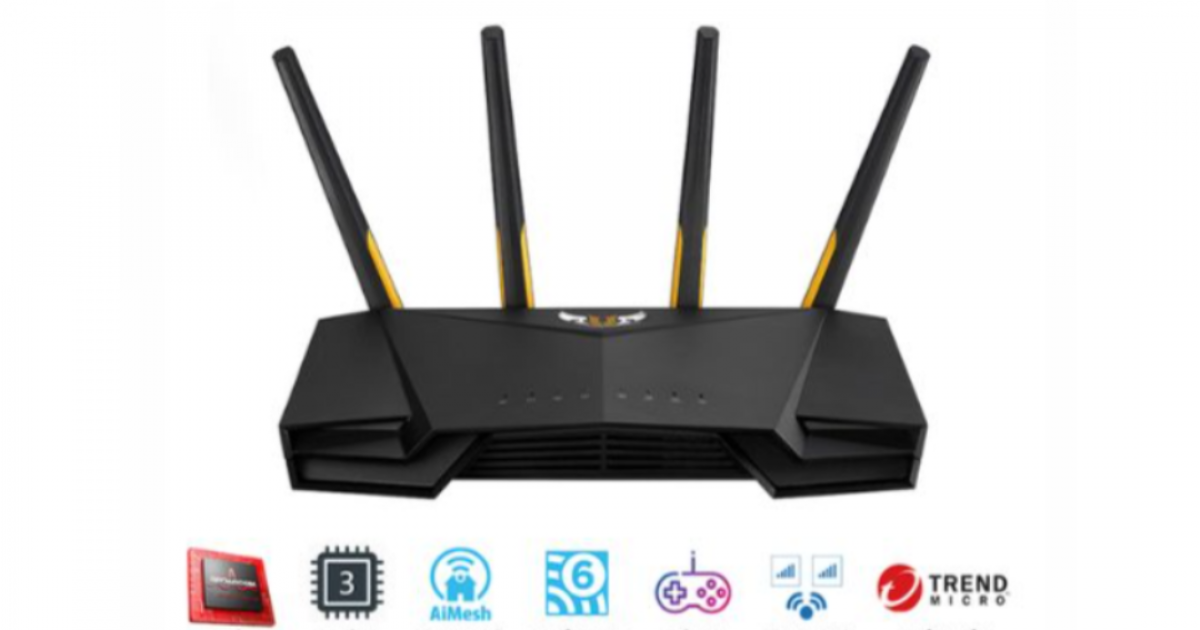 Bộ phát WIFI ASUS TUF GAMING AX3000 (Gaming Router) WIFI 6 (802.11AX), AIMESH 360 WIFI MESH