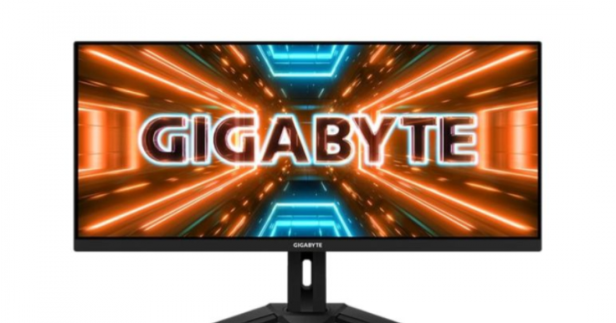 Màn hình máy tính Gaming Gigabyte M34WQ | 34 inch WQHD | IPS | 144Hz | HDMI | DP | 3Yrs