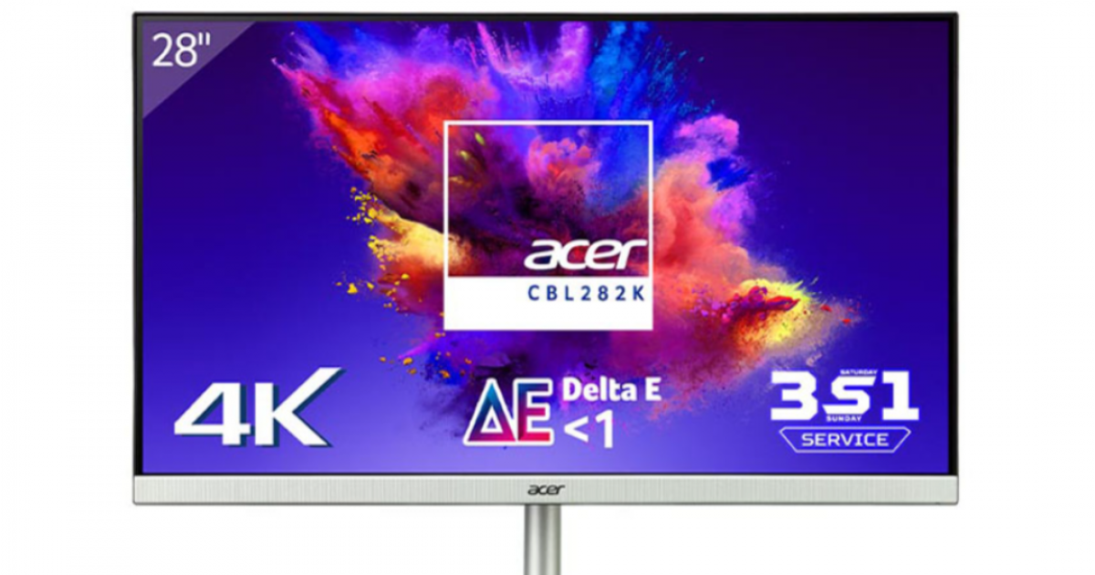 Màn hình máy tính Acer CBL282K | 28 inch | UHD | IPS | 60Hz | HDMI + DP + Audio | Loa | Freesync | 3 Yrs