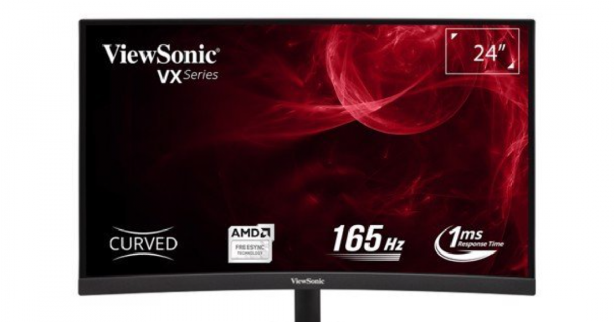 Màn hình cong Gaming Viewsonic VX2468-PC-MHD | 24 inch | FHD | 165Hz | VA | 3Yrs