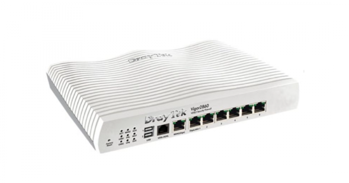 Bộ Định Tuyến Tường Lửa Draytek Vigor 2860 VDSL/ADSL + FTTH Router Firewall Và Router Load Balancing