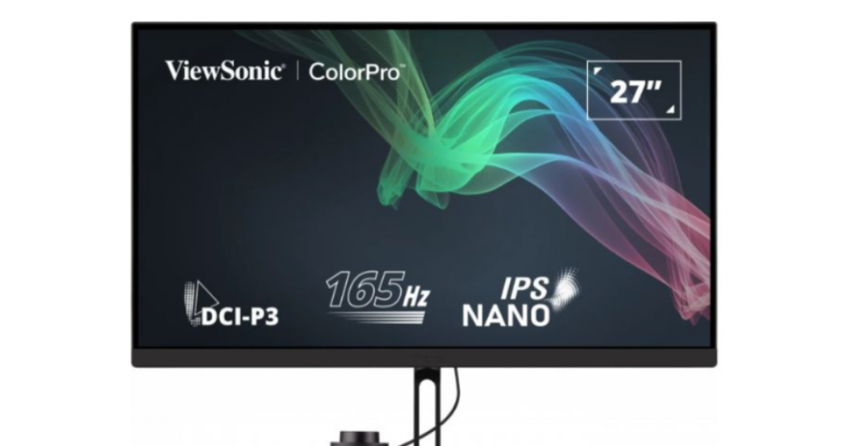 Màn Hình đồ họa Viewsonic ColorPro VP2776 | 27 inch 2K | IPS | 165Hz | HDMI | DP | USB -C | 3Yrs