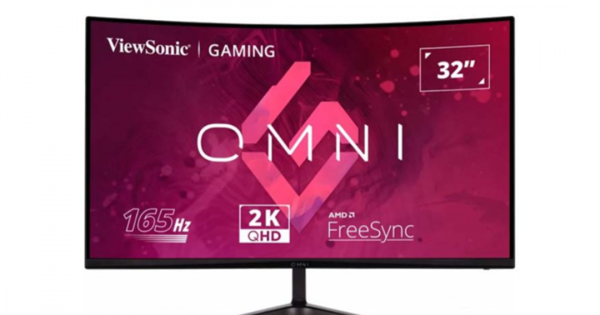 Màn hình cong ViewSonic VX3218C-2K | 32 inch 2K | VA | 165Hz | HDMI | DP | 3Yrs