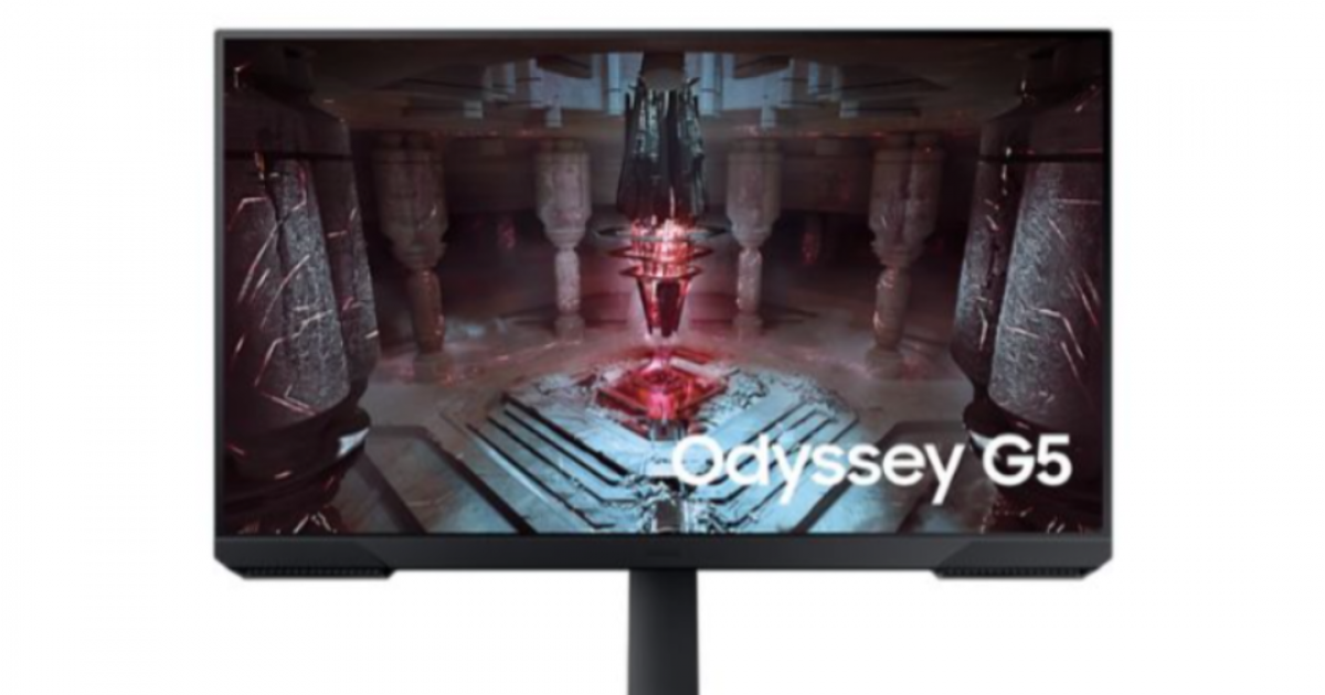 Màn hình LCD Samsung Odyssey G5 LS27CG510EEXXV | 27 inch 2K (2560x1440) | 165Hz | Đen | VA | HDMI+DP | 1Yr