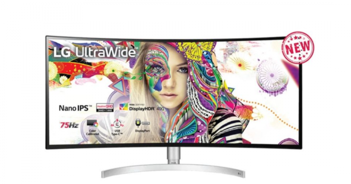 Màn hình cong LG 34WK95C UltraWide | 34 inch QHD | 75Hz | Nano IPS | DP + HDMI + USB | 2Yrs