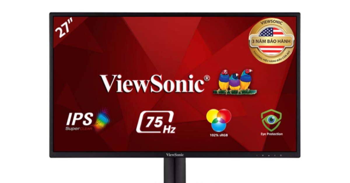 Màn hình máy tính ViewSonic VA2718-SH/SH-2 / 27 inch Full HD IPS/ 75Hz/ 3Yrs