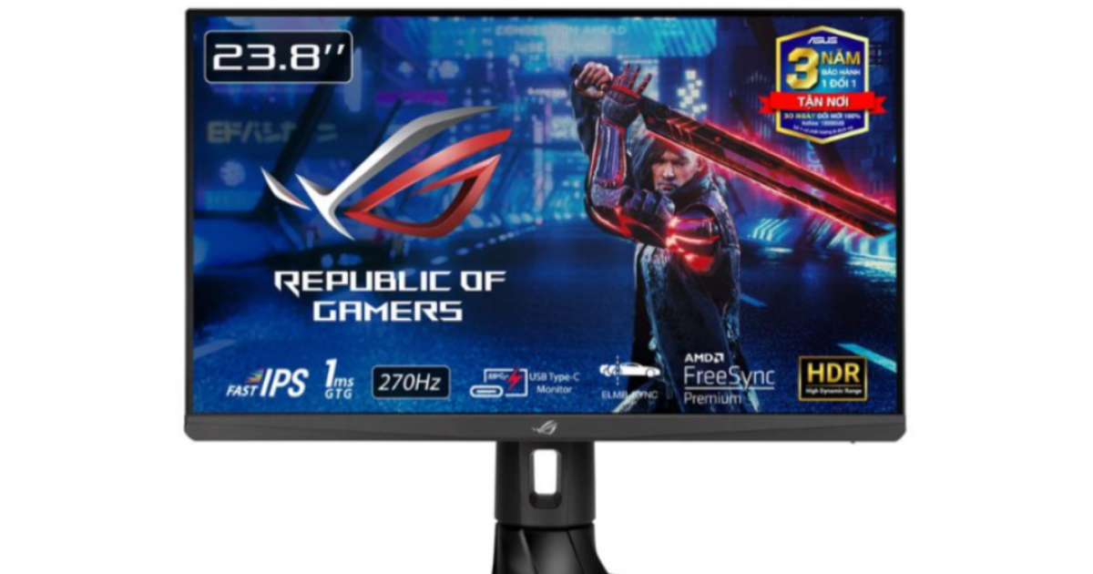 Màn hình máy tính Asus ROG Strix XG259CM | 24.5 inch FHD | IPS | 240Hz | HDMI | DP | USB-C | 3Yrs