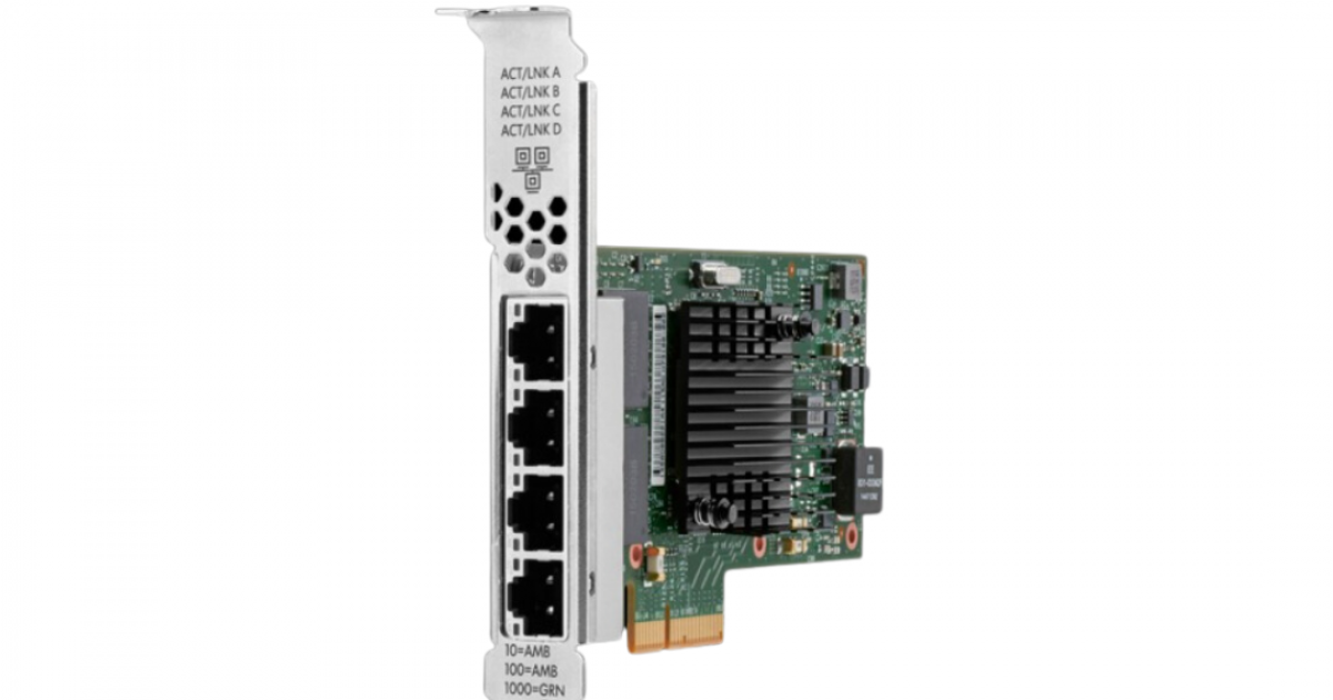 Card Mạng Máy Chủ HPE Intel I350-T4 Ethernet 1Gb 4-Port BASE-T Adapter For HPE P21106-B21