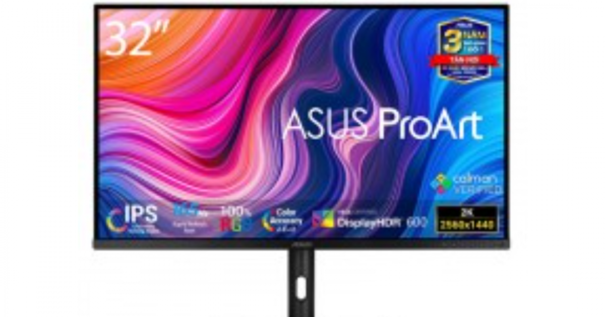 Màn hình Asus Pro Art PA328CGV | 31.5 inch | WQHD | IPS | 165Hz | 5 ms | 450 nits | HDMI + DP + USB + USBC + Audio | Loa