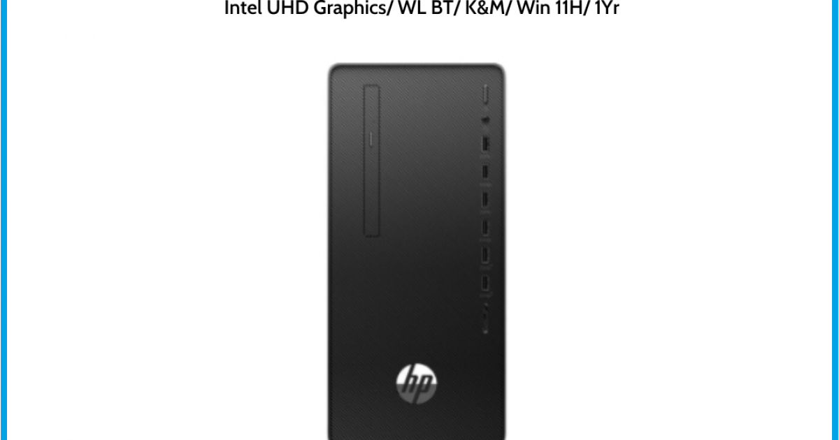 Máy tính để bàn HP 280 Pro G6 Microtower (60P72PA) Intel Core i5-10400(2.90Ghz, 12MB) RAM 8GB 256GB SSD Intel UHD Graphics WL BT