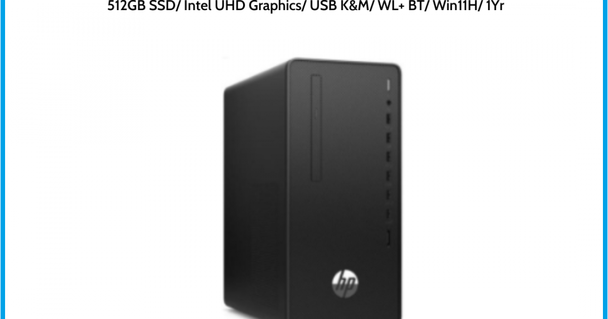 Máy tính để bàn HP Pro Tower 280 G9 (72G62PA) Black Intel Core i7-12700 (up to 4.9GHz, 25MB Cache) Ram 16GB 512GB SSD Intel UHD