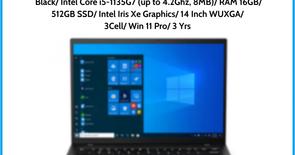 Laptop Lenovo Thinkpad X1 Carbon Gen9 (20XW00G9VN) Black Intel Core i5-1135G7 (up to 4.2Ghz, 8MB) RAM 16GB 512GB SSD Intel Iris