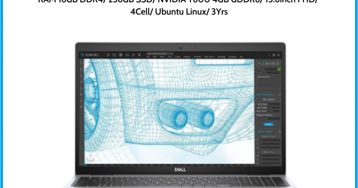 Laptop Dell Mobile Precision 3561/ Intel Core i7-11850H (2.5GHz, 24MB)/ RAM 16GB DDR4/ 256GB SSD/ NVIDIA T600 4GB GDDR6/ 15.6inc