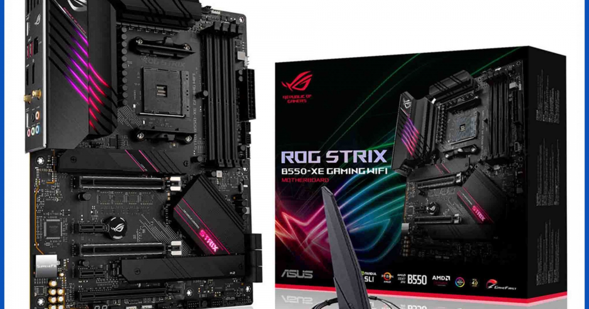 Mainboard ASUS ROG STRIX B550-XE GAMING WIFI (AMD B550, Socket AM4, ATX, 4 khe RAM DRR4)