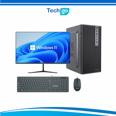 Máy tính để bàn HPCom HPC PG124 (Cpu core i5 gen 12, Ram 16GB, SSD 256GB, bàn phím, chuột) + màn hình 22 inch đồng bộ thương hiệu