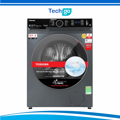 Máy giặt sấy Toshiba Inverter giặt 12.5 kg - sấy 8 kg TWD-BM135GF4V(MG)