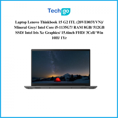 Laptop Lenovo Thinkbook 15 G2 ITL (20VE003YVN)/ Mineral Grey/ Intel Core i5-1135G7/ RAM 8GB/ 512GB SSD/ Intel Iris Xe Graphics/ 15.6inch FHD/ 3Cell/ Win 10H/ 1Yr