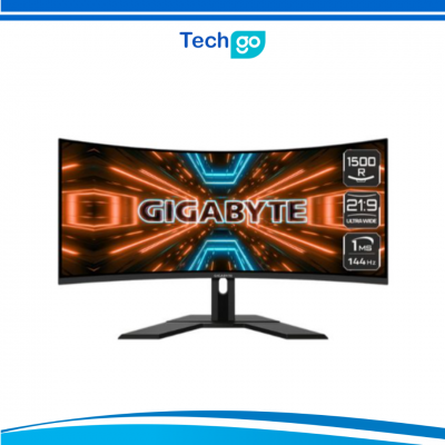 Màn hình máy tính Gigabyte G34WQC-EK | 34 inch | QHD | VA | 144Hz | 1ms | HDMI + DP + USB | Loa | 3Yr