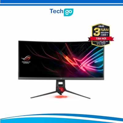 Màn Hình Cong Gaming ASUS ROG Strix XG35VQ | 35 inch UWQHD | VA | 1ms | 100Hz | HDMI+DP+USB | 3Yrs