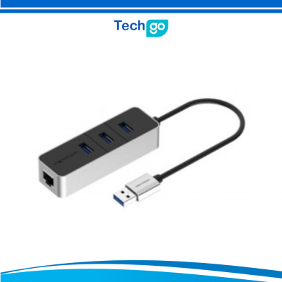 Bộ chuyển đổi tín hiệu Vention VAS-J44 USB 3.0 to Lan + 3 Port USB 3.0