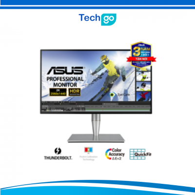 Màn hình ASUS ProArt PA27AC HDR Professional | 27 inch | WQHD | 100% sRGB | IPS | 2K | HDR10 | 60Hz 5 ms | Loa | USB-C Thunderbolt DisplayPort HDMI