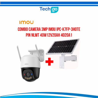 Combo camera 3MP Imou IPC-K7FP-3HOTE + Pin NLMT 40W12V20AH 4020A1