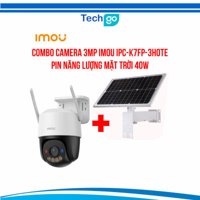 Combo camera 3MP Imou IPC-K7FP-3HOTE + Pin NLMT 40W (40W12V30AH 4030S)